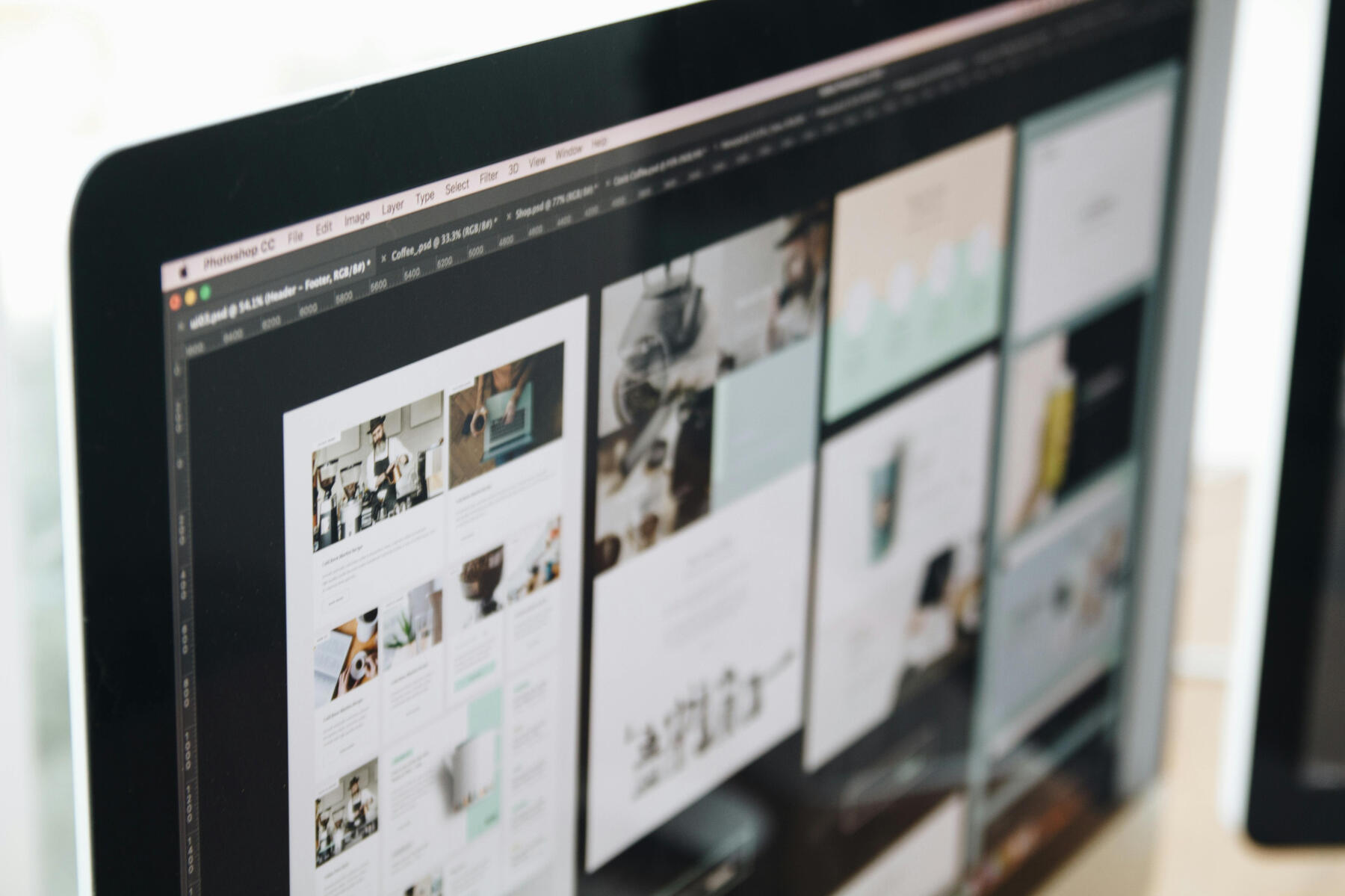 Semantic SEO web page guide Copywriter's laptop